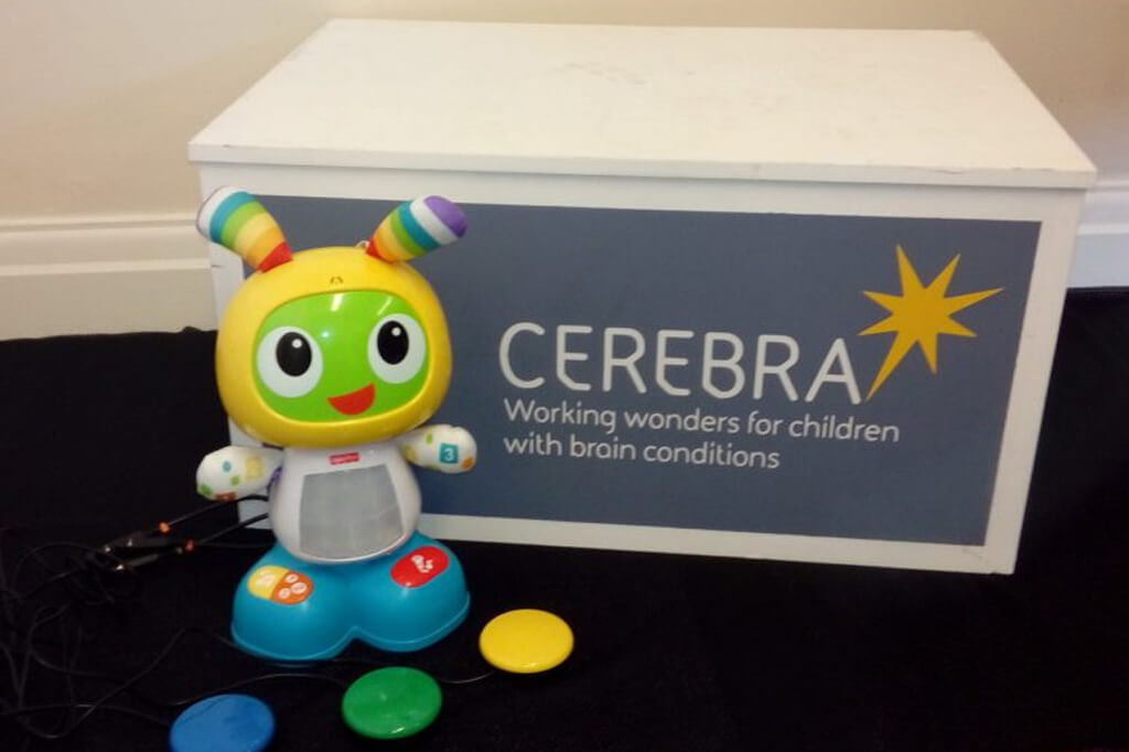 New switch toys in the Cerebra toy library.