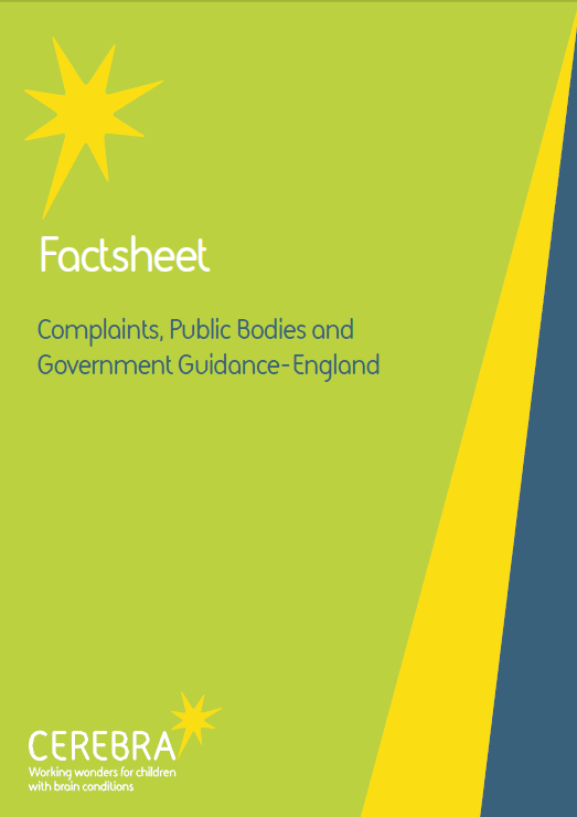 complaints public bodies and government guidance