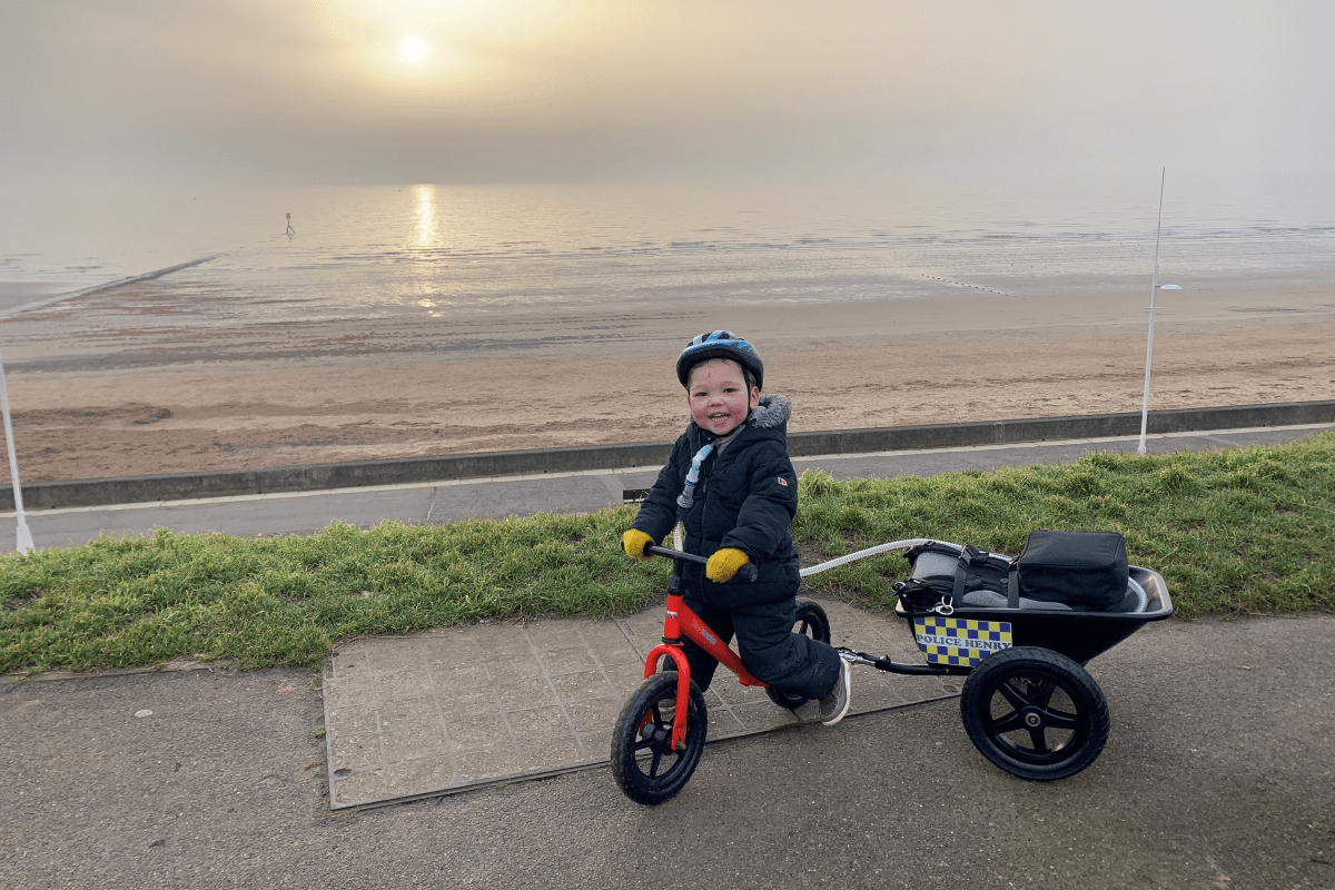 henry and his trailer