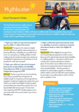 School Transport in Wales mythbuster