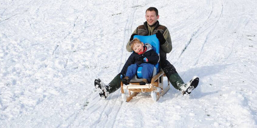 Disabled child's sledge.